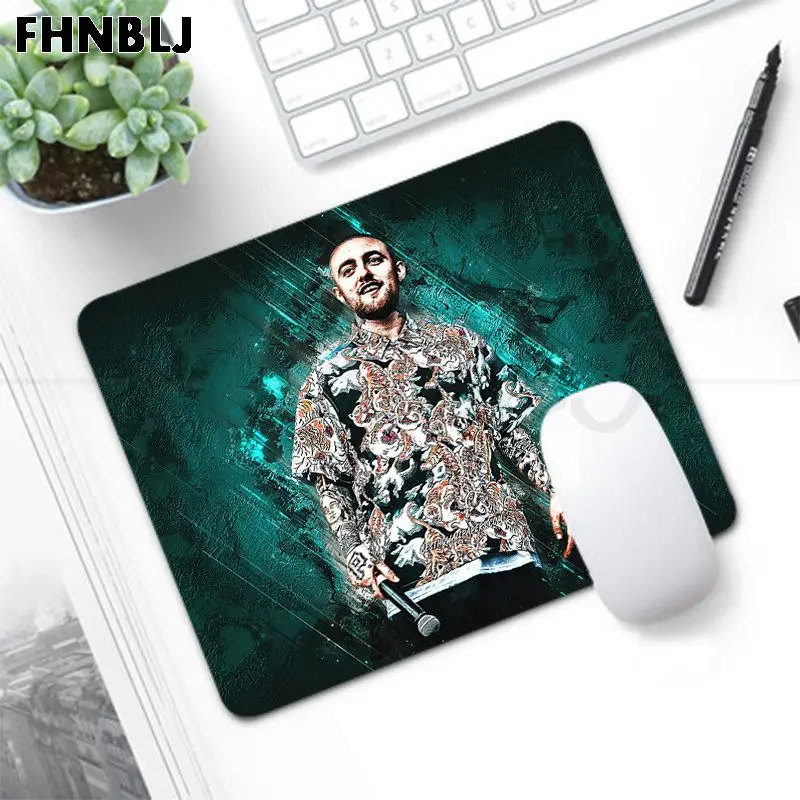 Забавный компьютерный Коврик для компьютерной мыши Mac Miller гладкий коврик письма