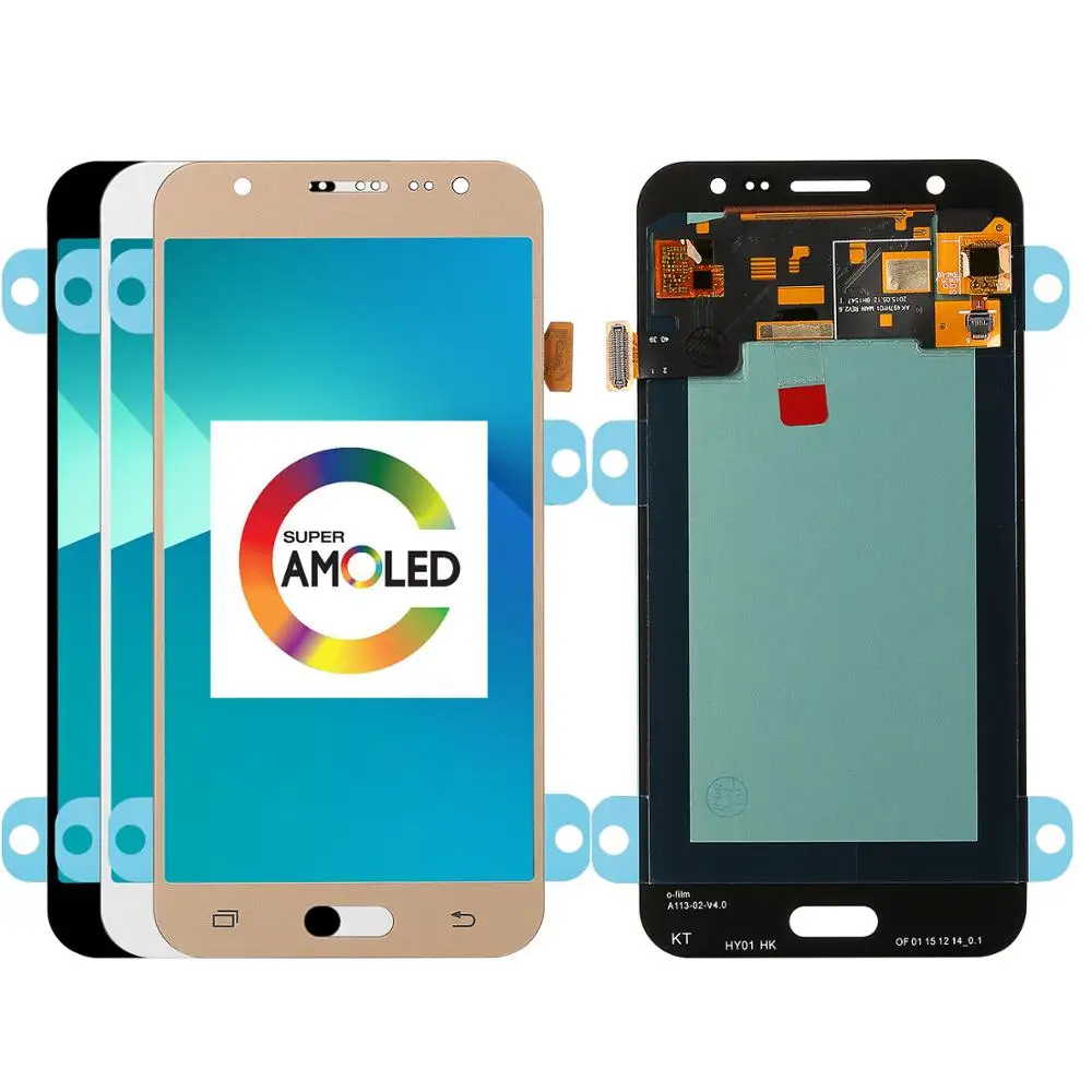 Для Samsung Galaxy J5 2015 J500 SM-J500F J500FN J500H J500M супер Amoled ЖК-дисплей + сенсорный экран