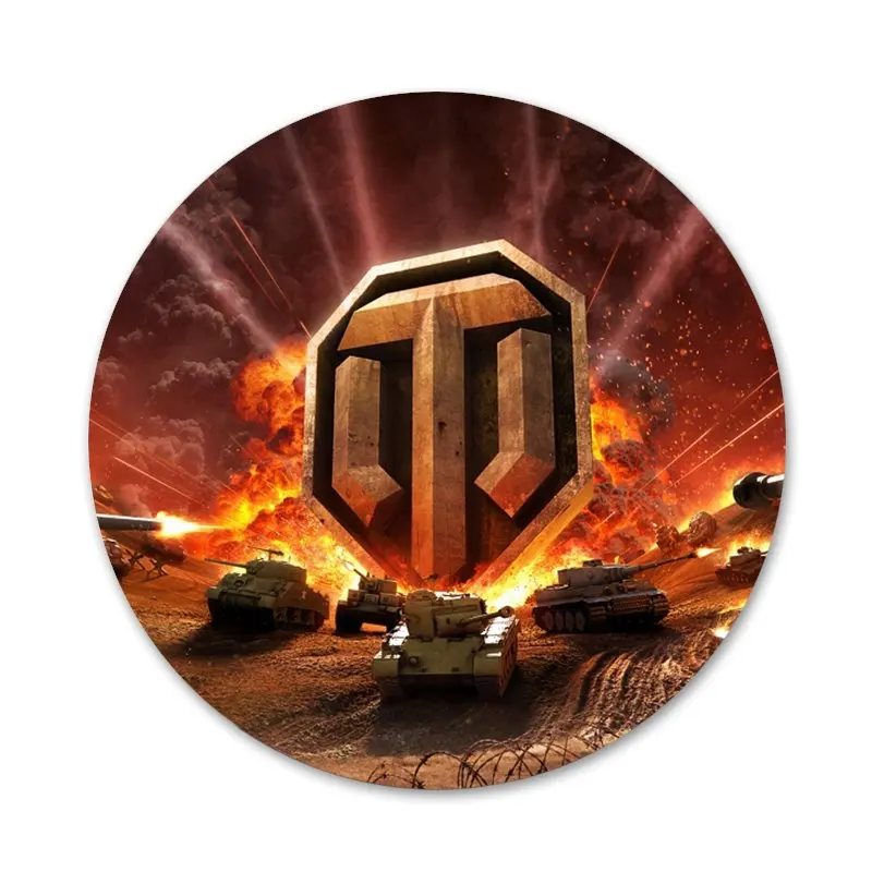 Fundas Bag World of Tanks значки металлические для Φ 58 мм|Значки| |