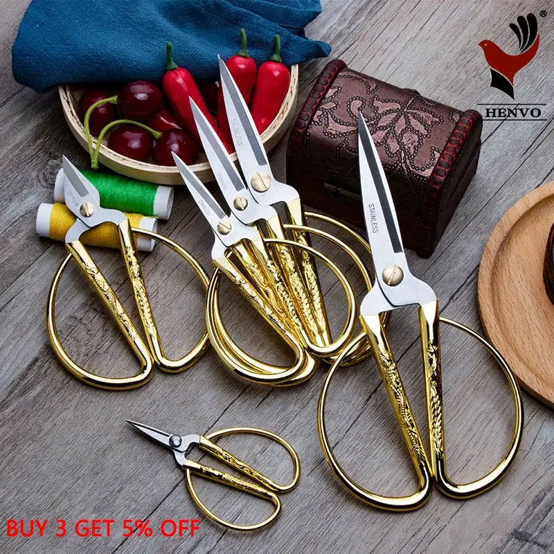 Высокое качество Дракон и Феникс ножницы из нержавеющей стали шитье винтажные