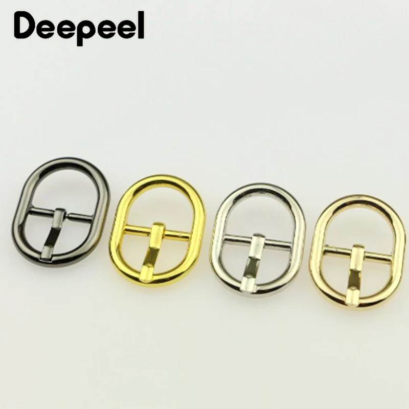 

10pcs 16/19mm Bag Strap Adjuster Pin Buckle Metal Handbag Belt Buckles Webbing Clasp DIY Leather Crafts Sewing Accessories