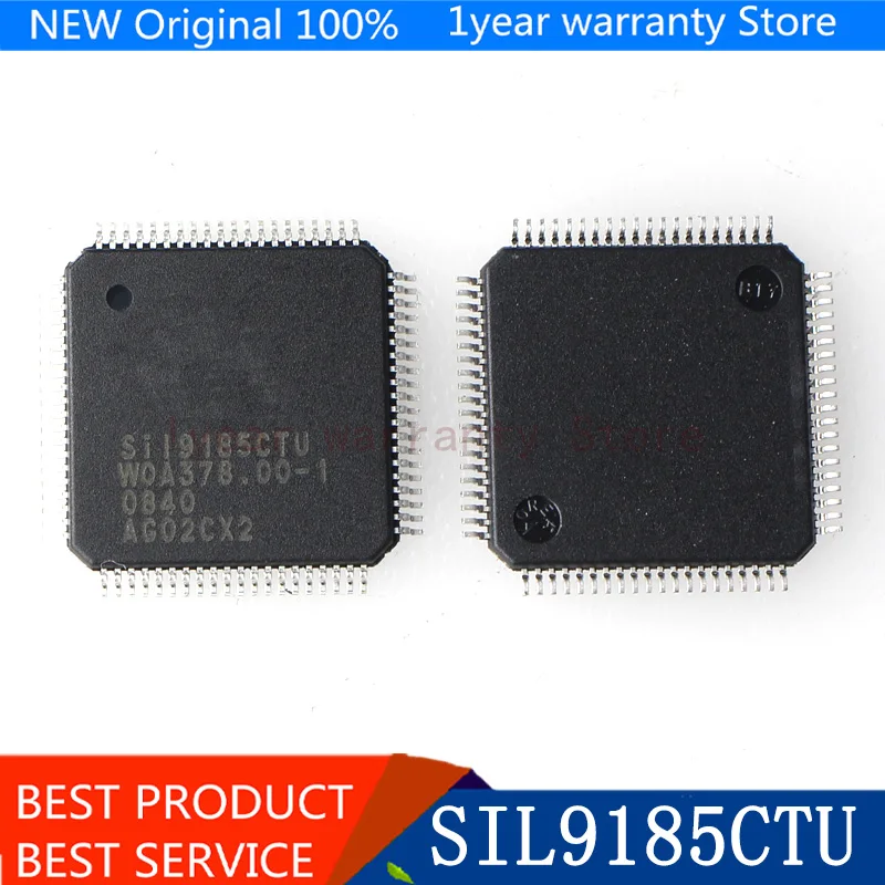 

{ New original } 2pcs SII9185CTU SIL9185CTU SII9185 SIL9185 TQFP80