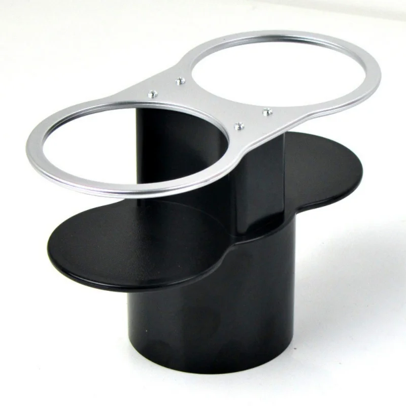 double holes Складной Автомобильный держатель для чашек, черный держатель для напитков, многофункциональный держатель для напитков, автомобильные принадлежности, автомобильные аксессуары для чашек - Название цвета: double holes