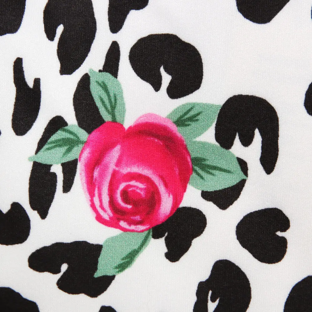 Платье принцессы с цветочным принтом для девочек детское Красное Кружевное