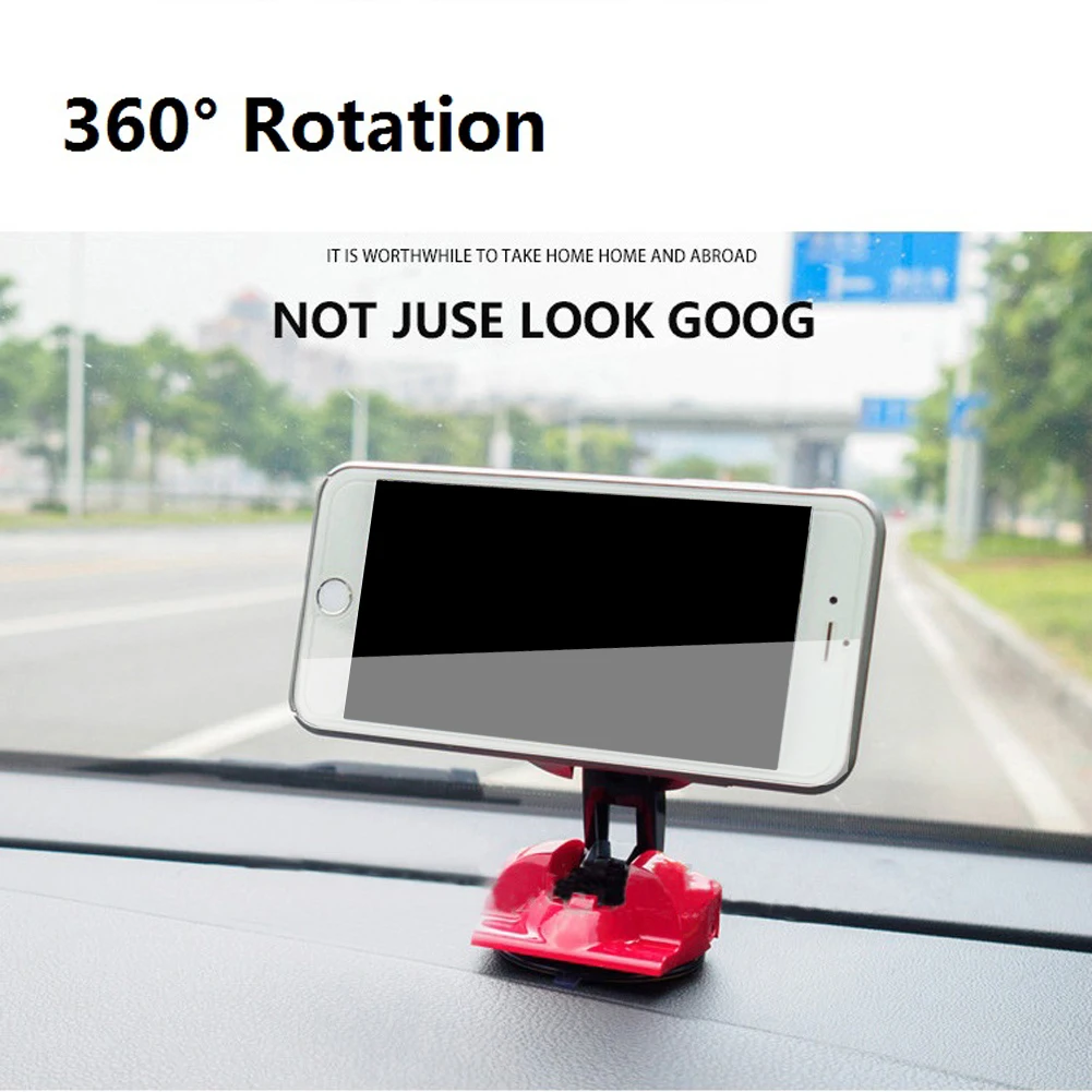 

Car Auto Phone Holder Suction Mobile Phone Holder 360 Rotation GPS Stand for Windshield Dashboard Office Desk Sports
