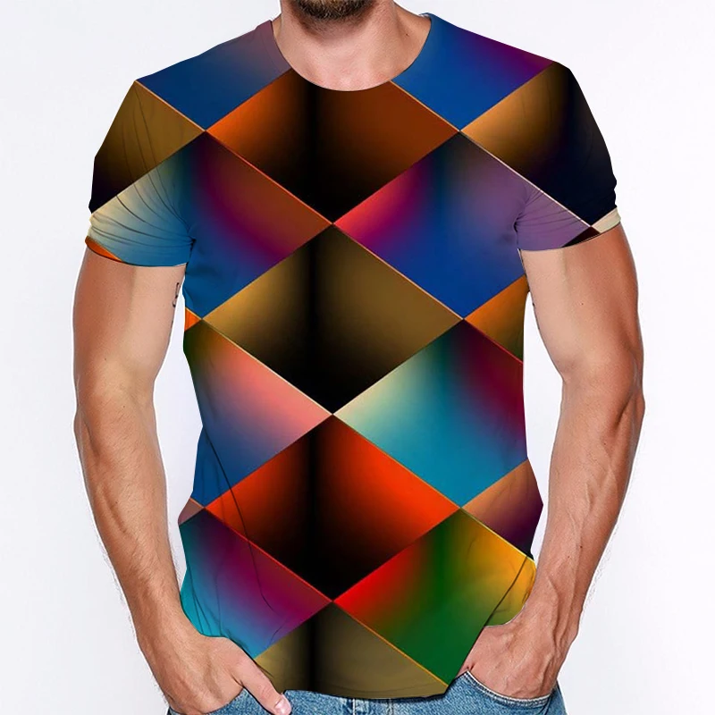 

Hypnotic Print Men 3D Tshirt Summer O-Neck Daily Casual Loose T-shirt Women Plus Size Short-Sleeve Female Male Cool Tee-Tops