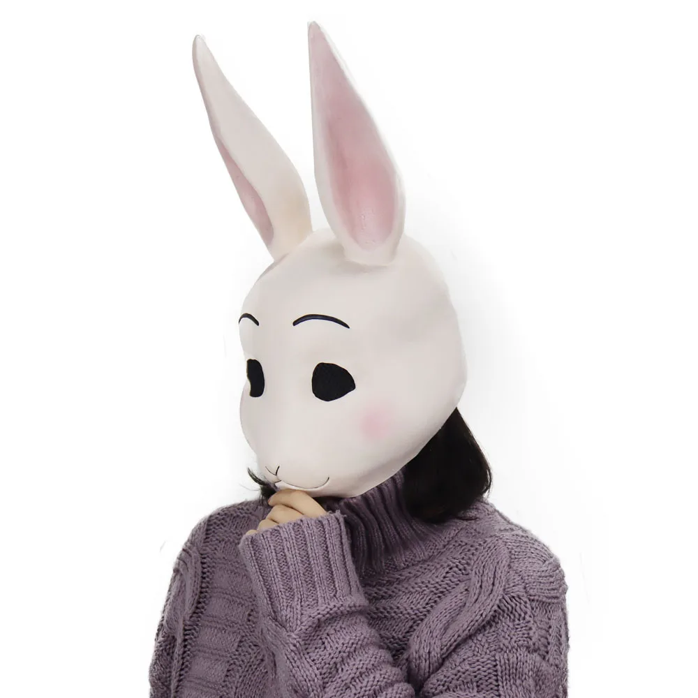 Маски аниме BEASTARS Legoshi Haru: маска волка и кролика из латекса для косплея на Хэллоуин и фэнси-балла.