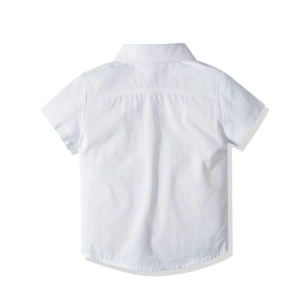 Одежда для мальчиков-малышей детский строгий комплект От 1 до 5 лет белая рубашка