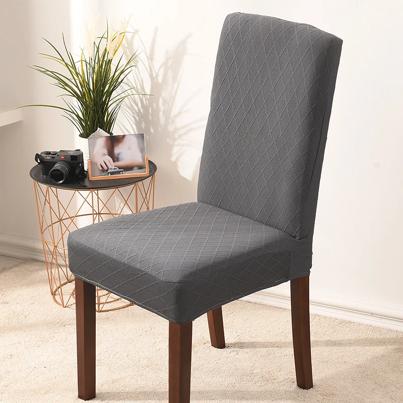 Модное простое зеленое покрытие для стула семейное украшение столовой несколько