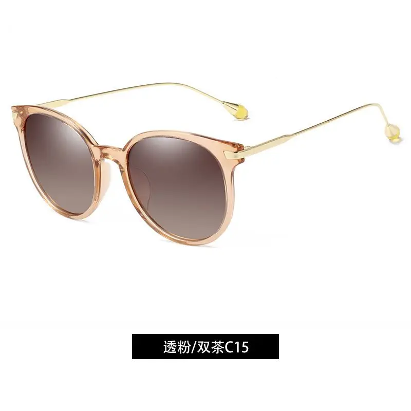 Женские и детские поляризационные солнцезащитные очки со стразами Модные ретро