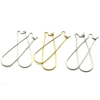 solid 925 sterling silver earring hooks findings ear hook wire settings base settings for jewelry making earrings accessories