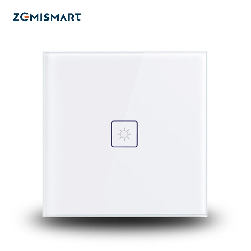 Zemismart ЕС Zigbee 3 0 переключатель для Smartthings эхо плюс 1 Gang настенное крепление