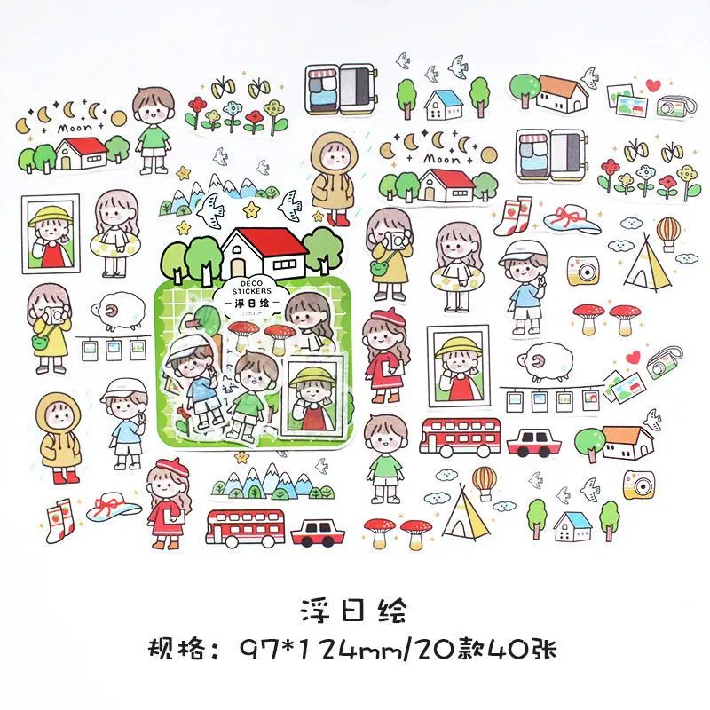 

Милый альбом для стикеров kawaii, корейский дневник, журнал материал для скрапбукинга