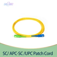 Free Shipping 10PCS/Lot SC/APC-SC/UPC-SM 2mm/3mm Fiber Optic Jumper Cable Single Mode Extension Patch Cord