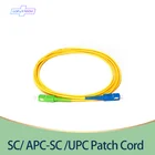 Оптоволоконный соединительный кабель, 10 шт.лот SCAPC-SCUPC-SM, 2 мм3 мм, одномодовый Удлинительный патч-корд