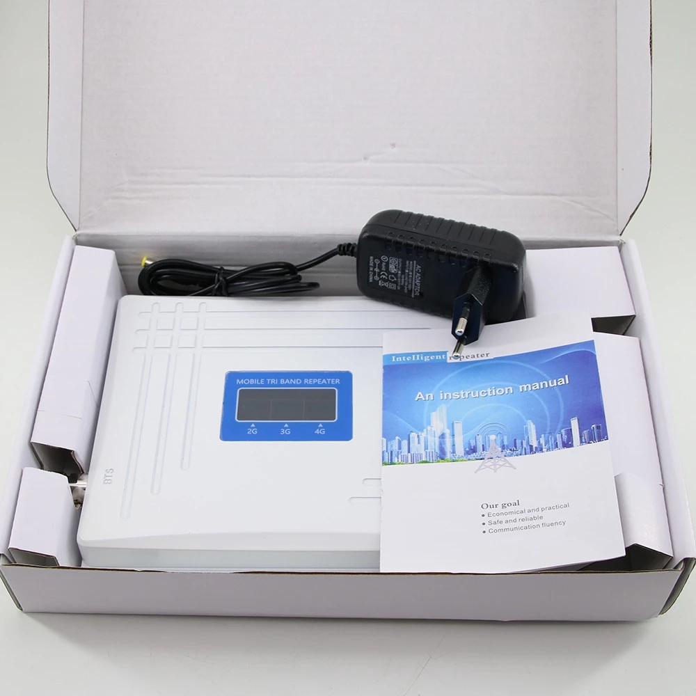 Трехдиапазонный 2g 3g 4g Усилитель GSM WCDMA UMTS LTE сотовый ретранслятор 900 1800 2100 2600 МГц