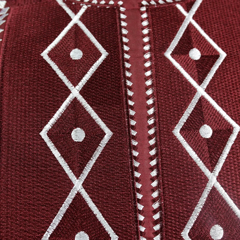 Африканская мужская одежда с вышивкой H &amp D рубашка брюки костюм Agbada топы