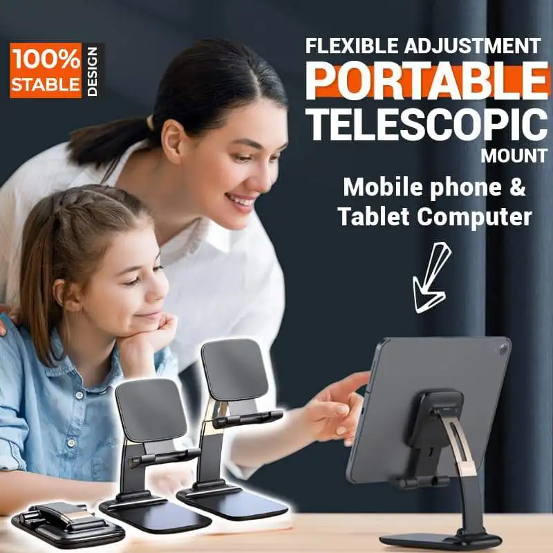 

Mobile Phone And Tablet Computer Telescopic Mount Zinc alloy Stable Foldable And Easy To Carry Mobile Phone Accesso