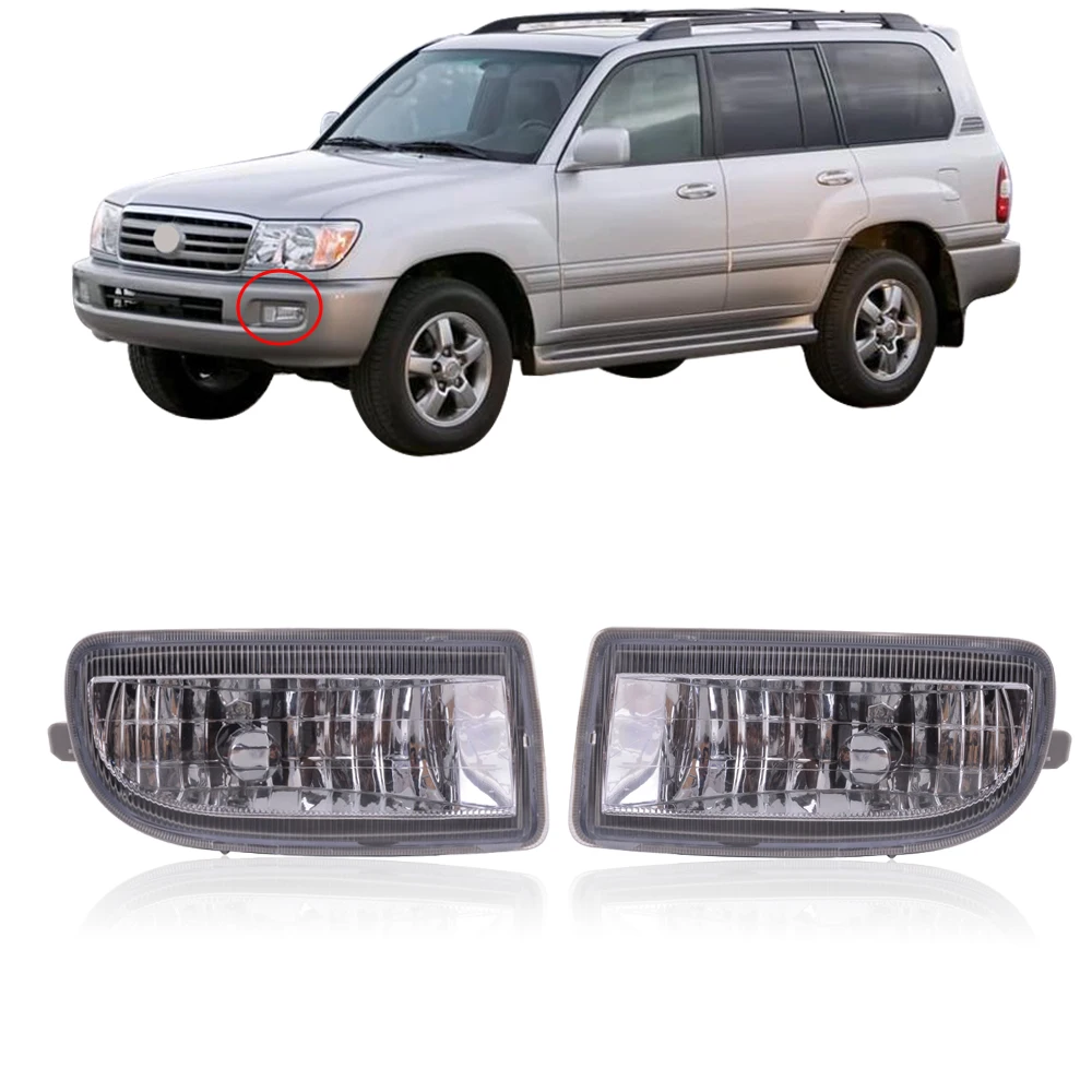 CAPQX 1 пара для LAND CRUISER 100 LC100 HDJ100 UZJ100 FZJ100 FZJ105 HZJ105 1998 2007 противотуманные | Фара для авто в сборе -32882644766