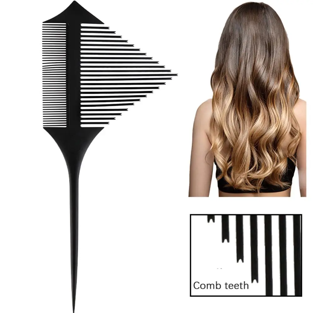 

1PC Pro Highlighting Combs Hair Dye Coloring Brushes Comb Double-sided Teeth Teasing Salon Hairdressing Styling Hair Color Tools