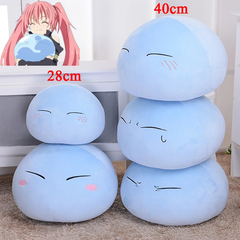 Плюшевая набивная кукла-подушка из аниме I Get Reincarnated As A Slimes Rimuru Tempest игрушка в