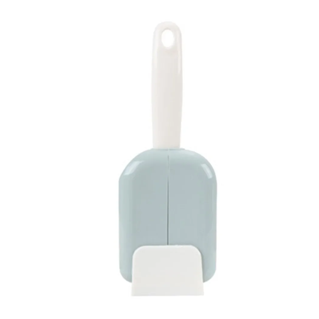 

Vertical Rice Scoop Holder Can Automatically Open And Close Household Dustproof PP Material Blue/Pink/White Kitchen Tools