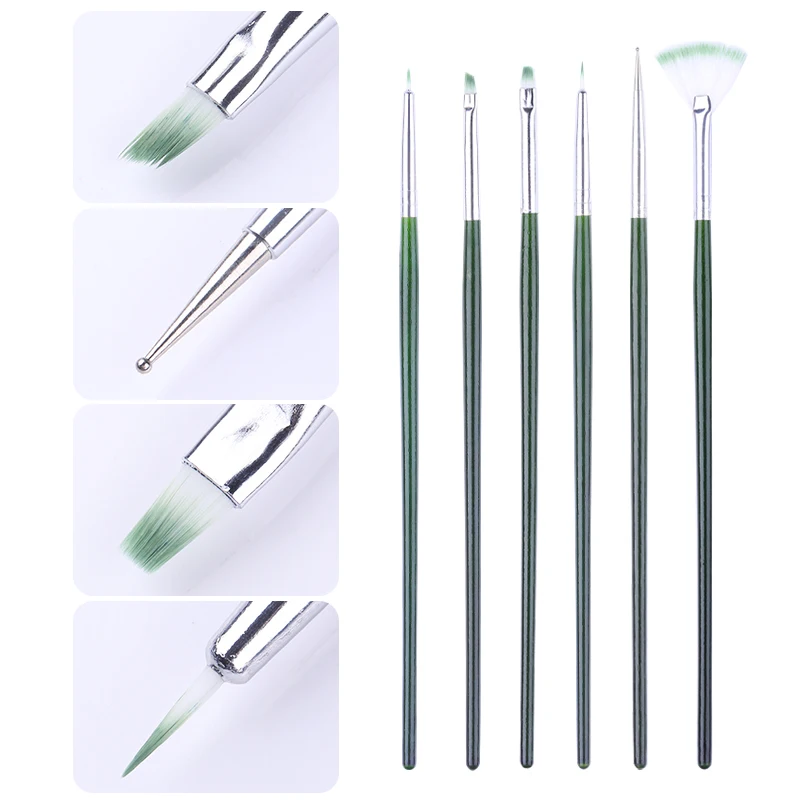 BORN PRETTY кисть для дизайна ногтей УФ гель лака рисования цветов Ручка лайнер