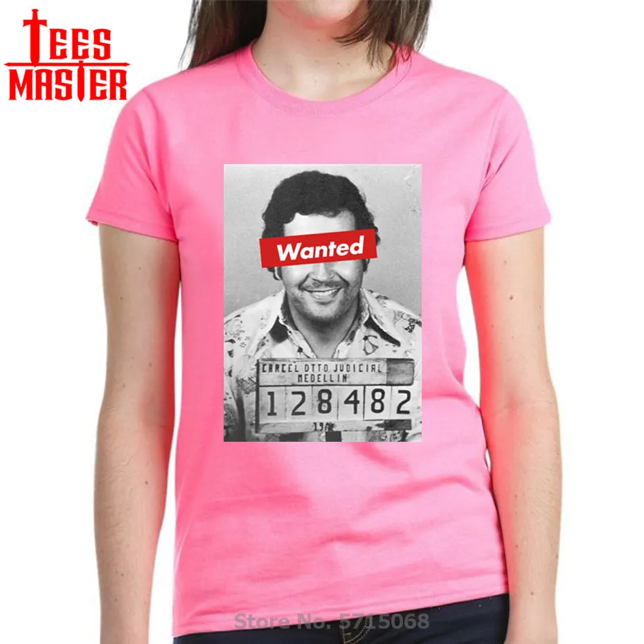Хотел Pablo Escobar нарко женская футболка в стиле хип-хоп футболки Camisetas рубашка