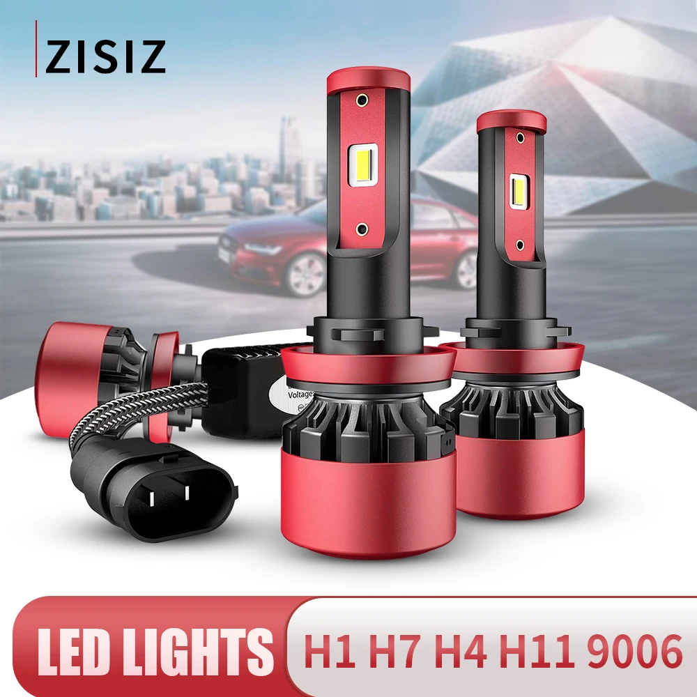 2 шт. H4 H7 Led автомобилей головной светильник H1 H8 H9 H11 HB4 HB3 9006 9005 H10 96 Вт 9600lm 6000k