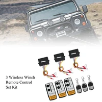 12v 50ft wireless winch remote control set kit switch handset for jeep truck suv atv