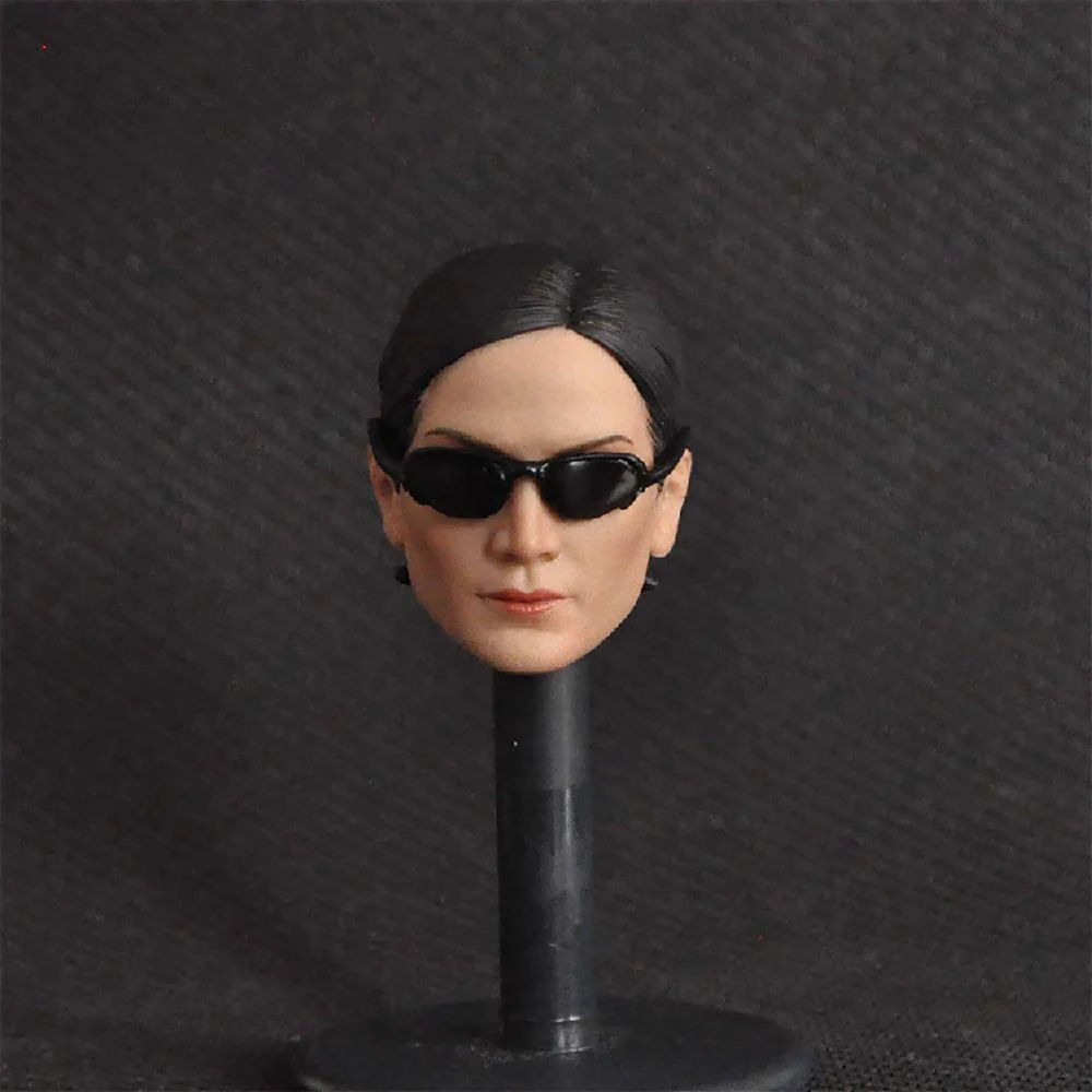 In Stock MC003 1/6 Female Agent The Matrix Trinity Head Carving Sculpt For 12&quot Figure Body | Игрушки и хобби
