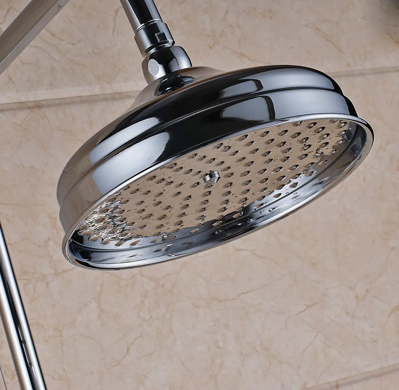 Хромированная насадка для душа с дождевой насадкой вращающаяся верхняя