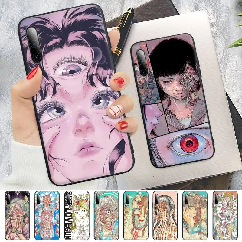 

Hintaros Kago Horror Cartoons Phone Case For Samsung A51 A71 A72 A52 A50 A31 A10 A40 A70 A30 S A20 E A11 A01 A21 Silicone Cover