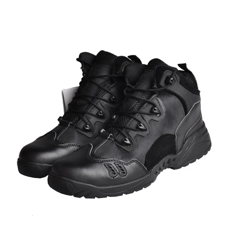 

Super Light Autumn Cowhide Boots Outdoor Sports Camping Fitness Hunting Climbing Combat Mountaineering Desert Tactical Shoes