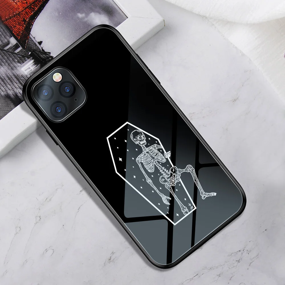 Ciciber чехол для телефона iphone 11 Pro XS макс. закаленное стекло XR 7X8 6 6s Plus милый смешной