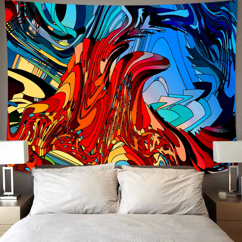 

Гобелен в богемном стиле, настенная подвесная ткань с рисунком мандалы, гобелен для гостиной, спальни, домашний декор