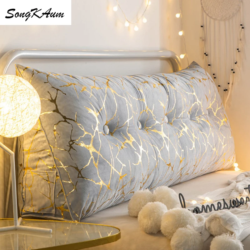 Новая стильная модная моющаяся длинная прикроватная Подушка SongKAum в европейском