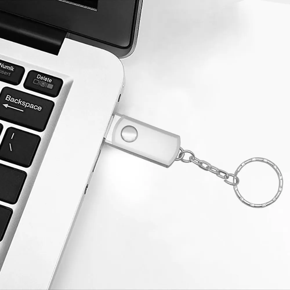 Металлический Флешка брелок для ключей Usb флэш накопитель 4 ГБ 8 16 32 64
