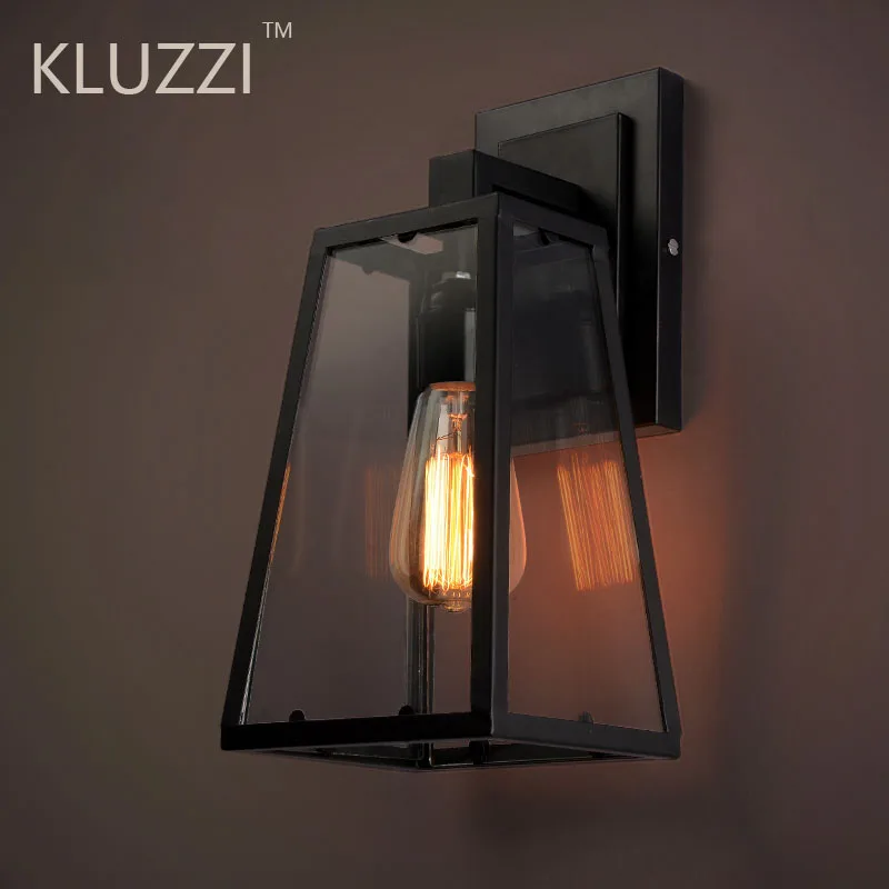 Винтажные уличные водонепроницаемые настенные лампы светодиодный светильник из