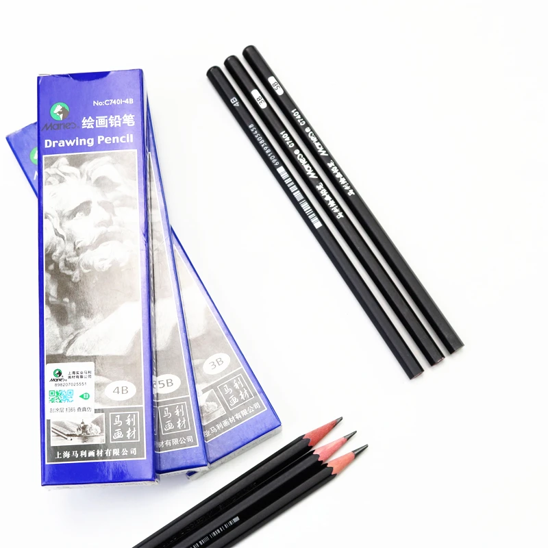 5B 4B 3B Drawing sketch pencil high quality is not easy to break School art professional practice test pencil