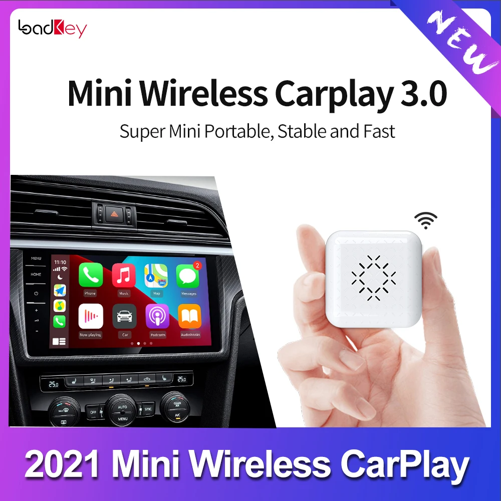 carlinkit 3 0 mini wireless carplay adapter dongle for audi mercedes mazda toyota ford volkswagen bmw lexus kia jeep skoda ios15 free global shipping