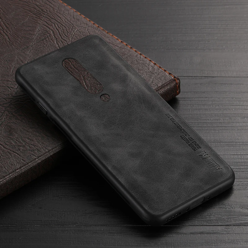 Чехол AMMYKI для Oneplus 6 6T 7 8 Pro мягкий силиконовый 1 + кожаный чехол One plus | Мобильные