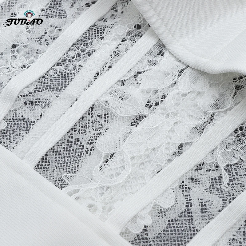 

New Free Shipping White Lace Skinny Bodycon bandage Spaghetti Strap dress women Celebrity Night party vestidos