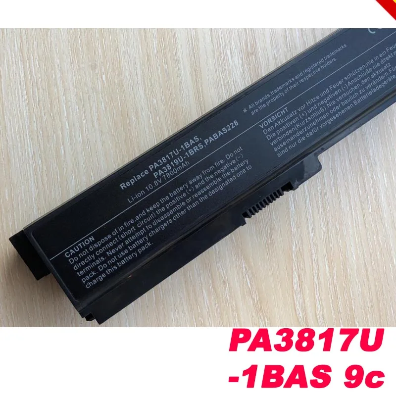 Ноутбук Батарея для Toshiba Satellite L645 L650 L655 L670 L675 M300 M305 M500 M505 M600 M640 P740 P745 P750 P755 P770 P775D 9