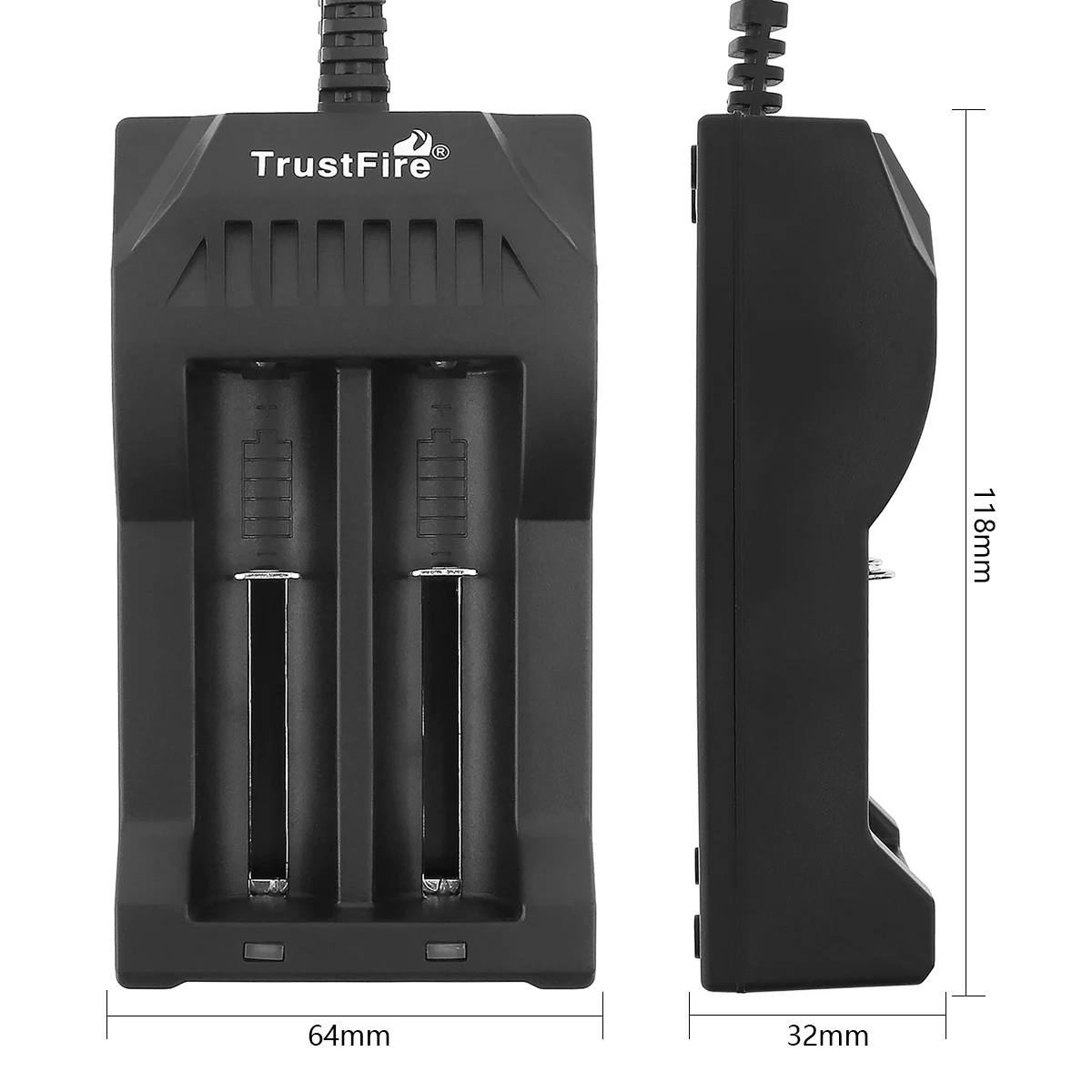 Trustfire TR 017 3 7 в 2 слота перезаряжаемая батарея умное зарядное устройство для