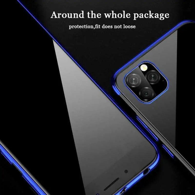 

Fashion Transparent Soft Case For iPhone 12 Mini Pro Max 11 XS XR X SE 2020 8 Plus 7 Phone Case Cover