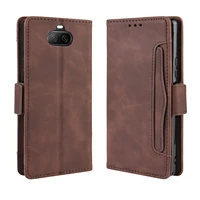 for sony xperia 8 case wallet flip soft feel skin leather phone back cover for sony xperia 8 xperia8 with separate card slot