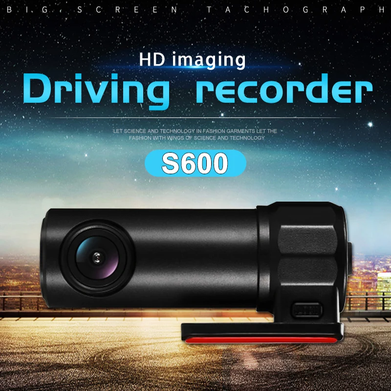 

S600 Hidden Car Driving Recorder 32G Night Vision Car Video Camera WiFi Connecting Camera 170°Wide Angle Dash Cam