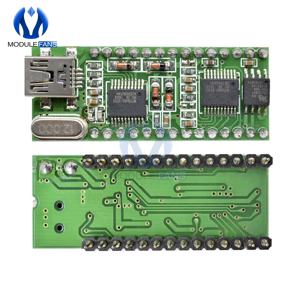 WT588D-U WT588D-U-32M Voice Control Board 5V Mini USB Interface Sound Controller Module 32M DC 2.8V 5.5V DAC PWM WAV Output | Электронные