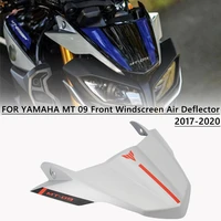 motorcycle accessories front windscreen air deflector for yamaha mt 09 mt09 fz09 motorcycle windshield panel cover 2017 2020